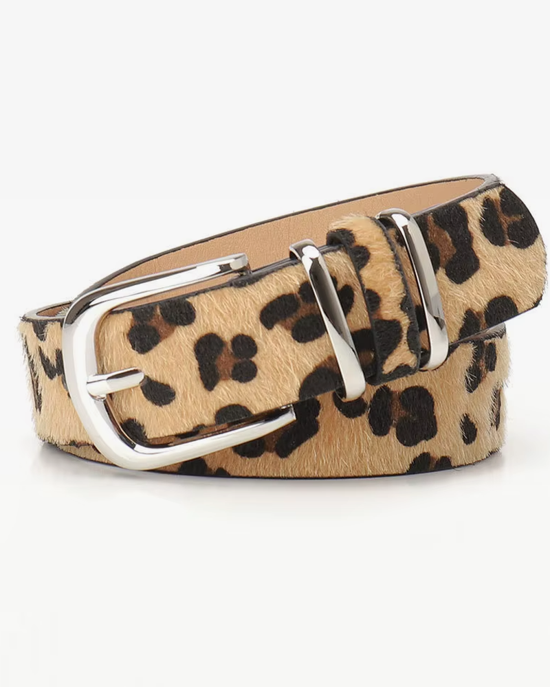 Ladies Leopard Belt