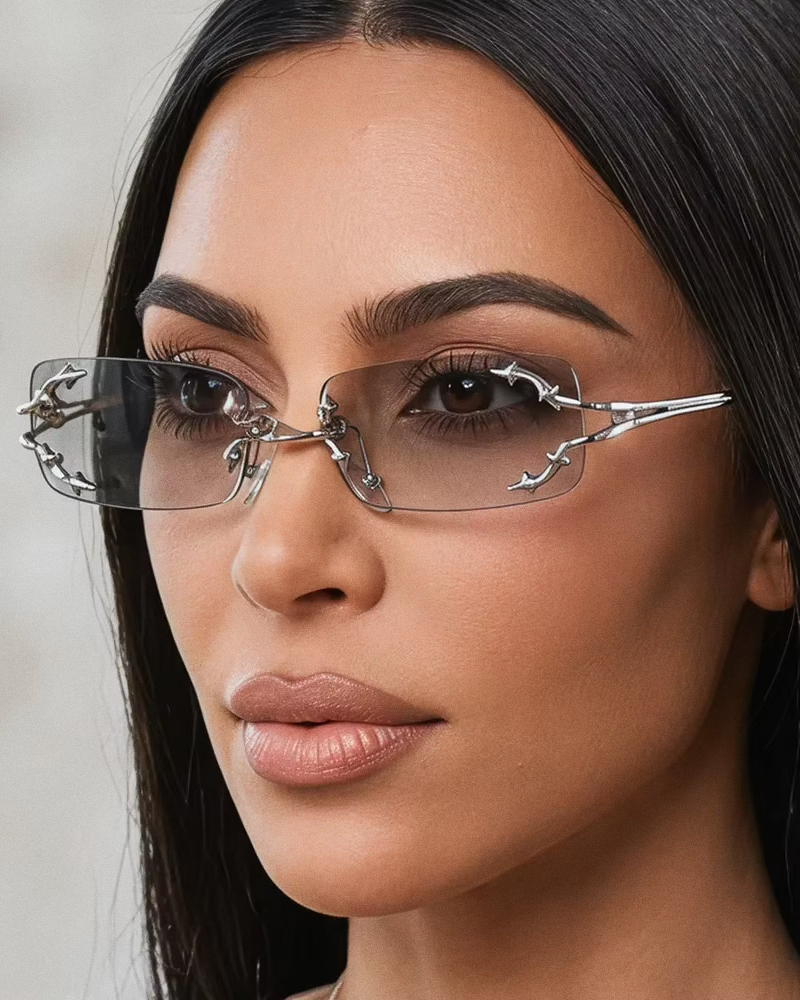 Rimless Sunglasses Y2K