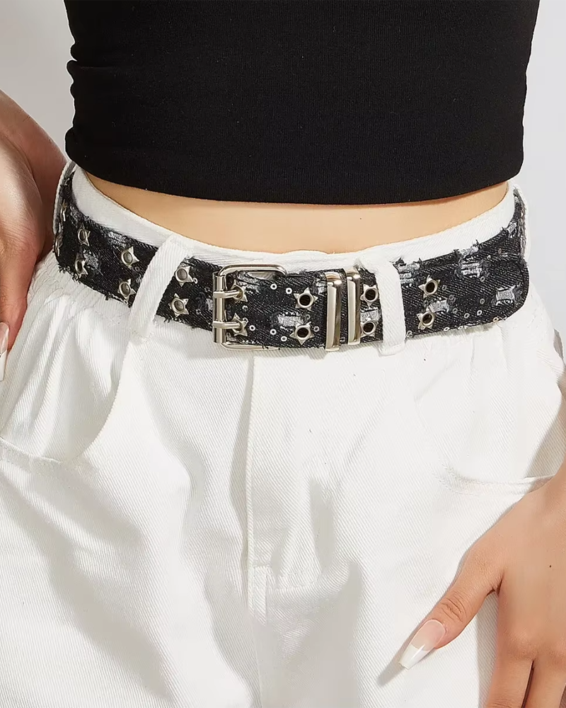 Y2K Denim Belt