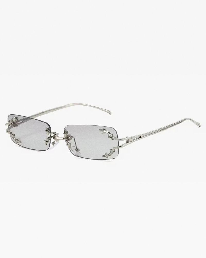 Rimless Sunglasses Y2K