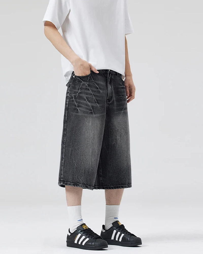 Black Jorts Men