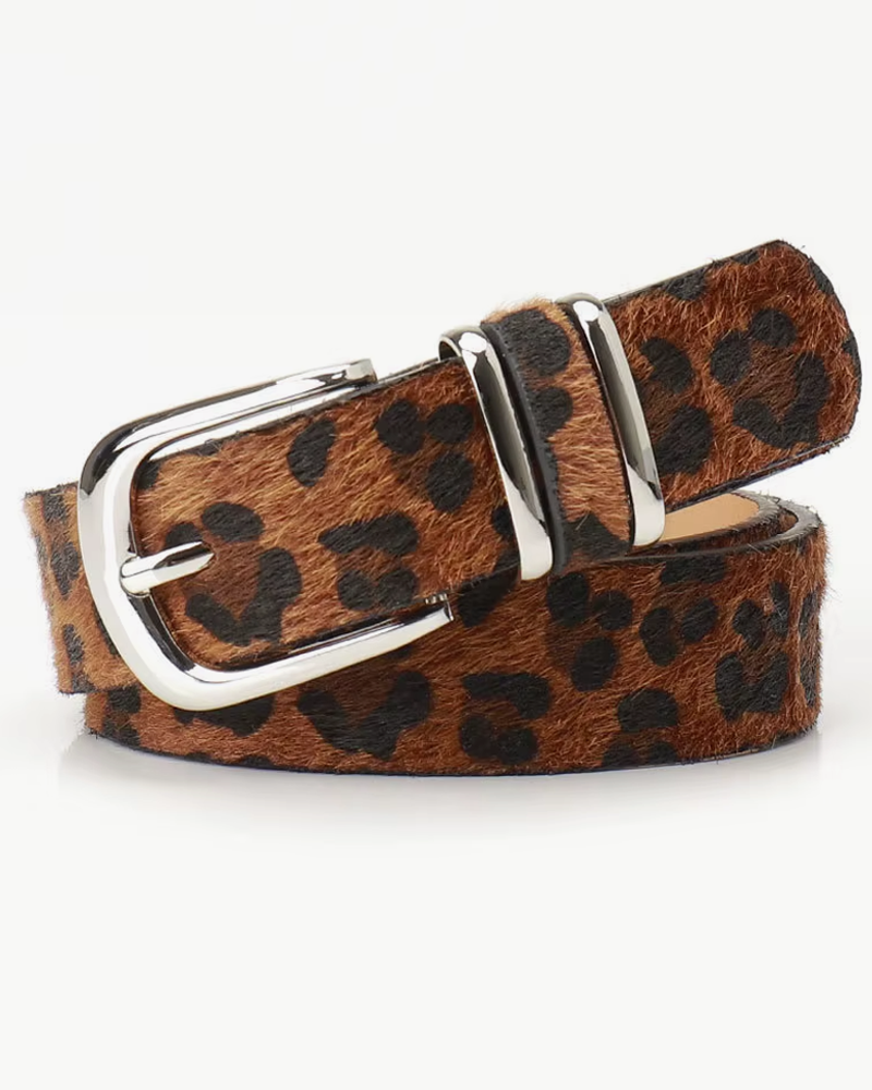 Ladies Leopard Belt