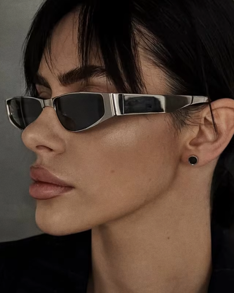 Narrow Rectangle Sunglasses