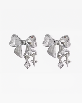 Sparkling Bow Earrings
