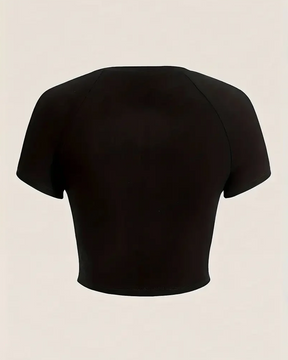 Cyber Y2K Crop Top