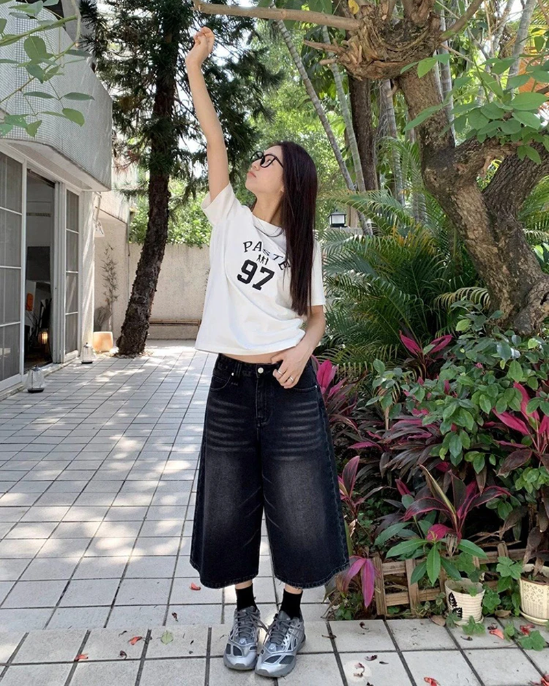 Black Baggy Shorts