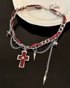Red Cross Choker
