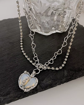 Y2K Necklace Heart