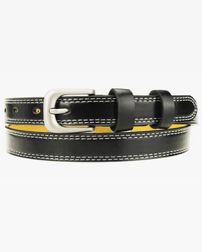 Black Belt White Stitching