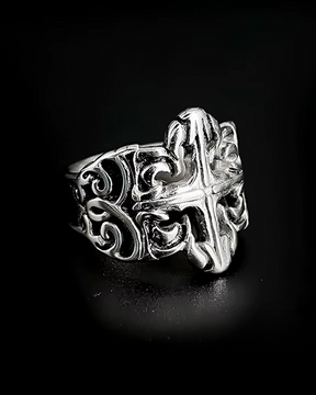 Goth Cross Ring