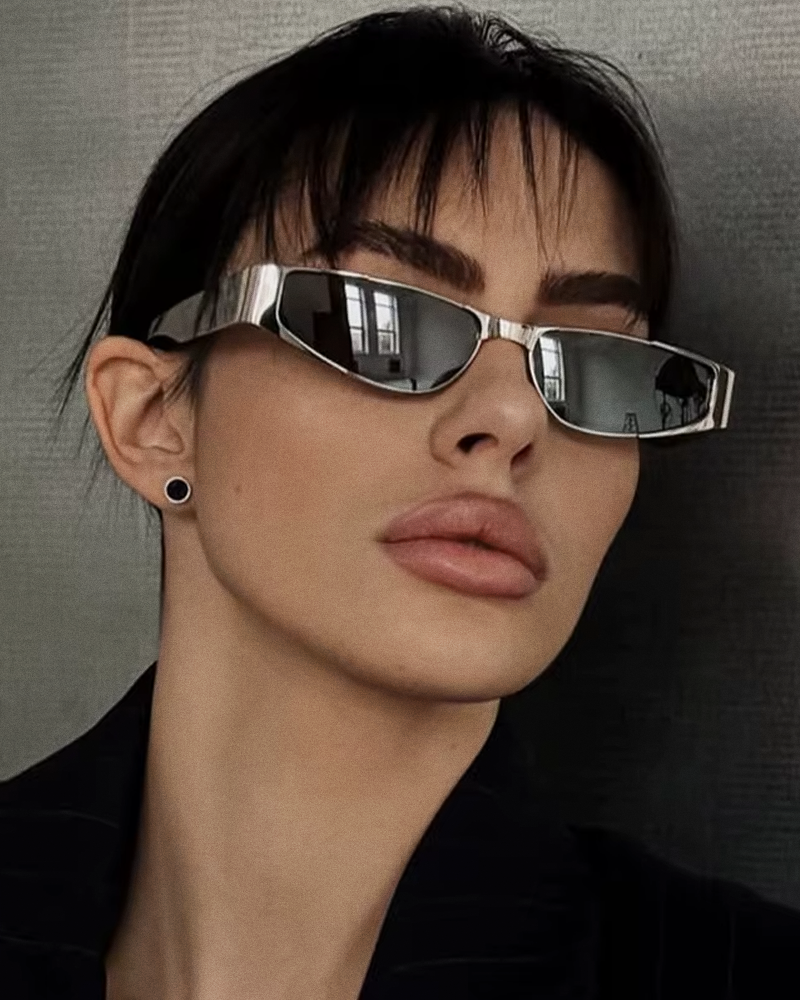 Narrow Rectangle Sunglasses