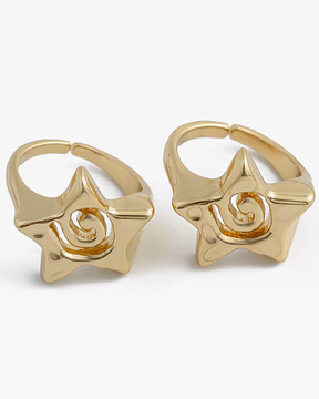 Gold Star Ring