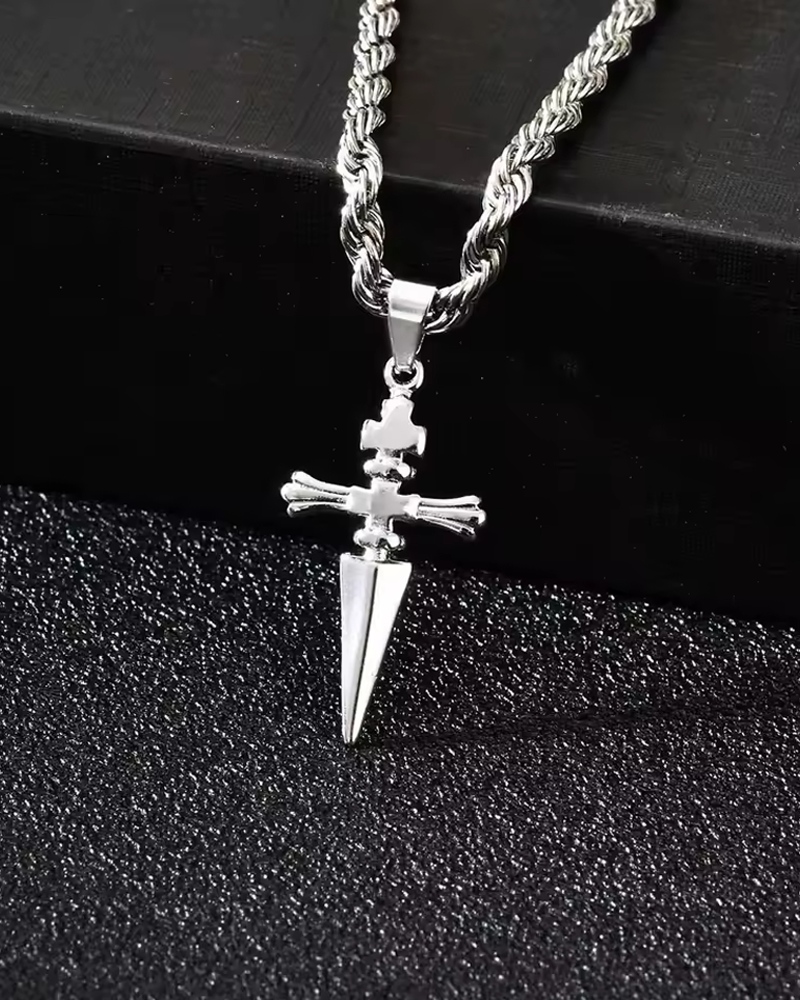 Cross Dagger Necklace