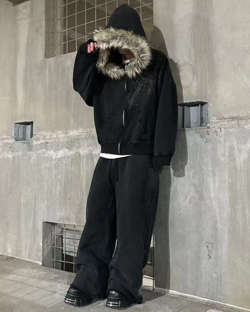 Fur Hood Hoodie