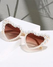 Pearl Heart Sunglasses