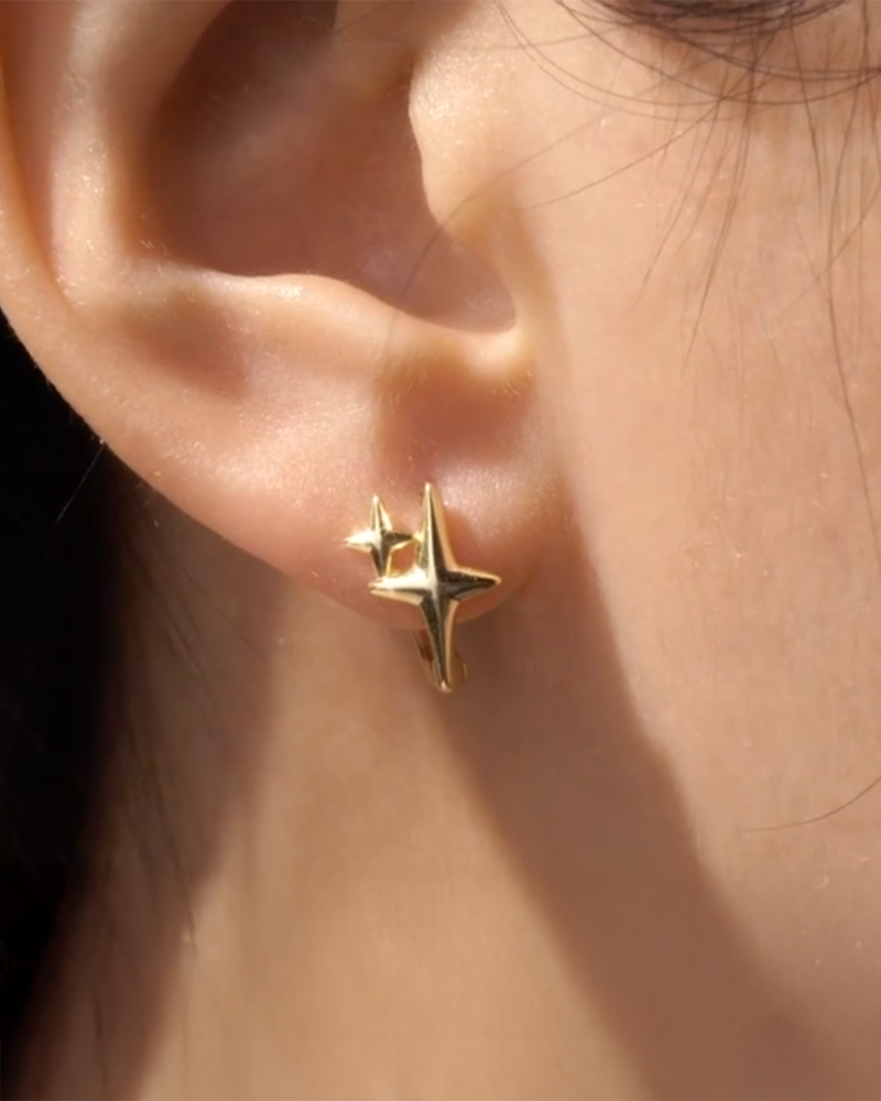 Silver Y2K Earrings