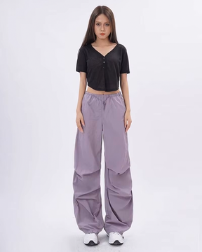Purple Parachute Pants