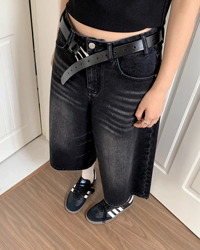 Black Baggy Shorts