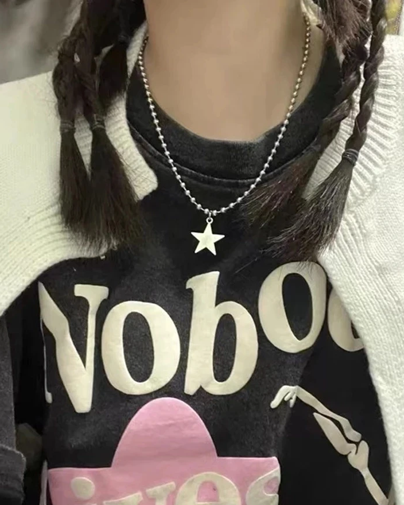 Star Necklace Silver