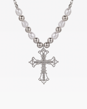Beaded Cross Necklace