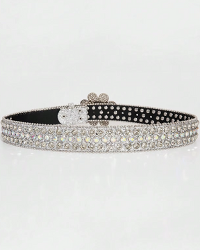Rhinestone Flower Belt