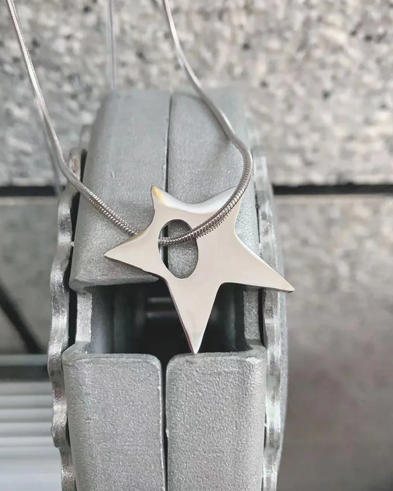 Y2K Necklace Star