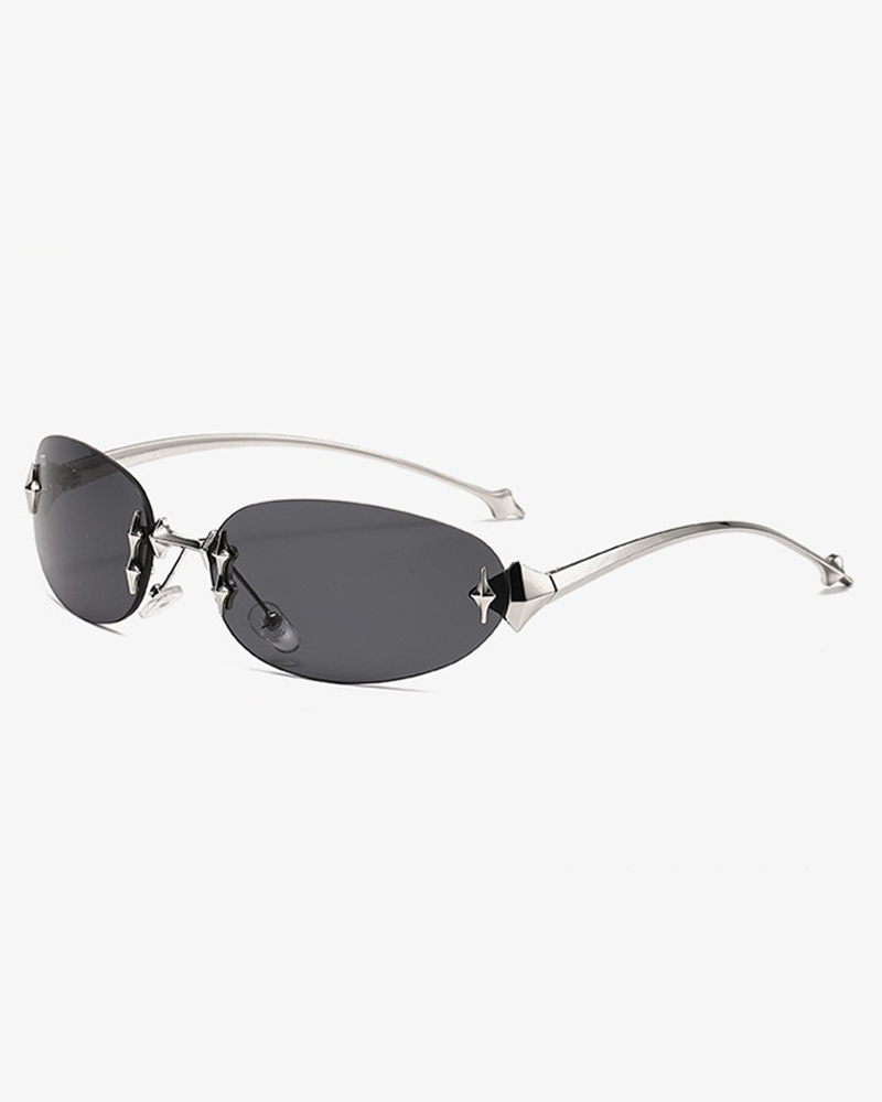 Rimless Y2K Sunglasses