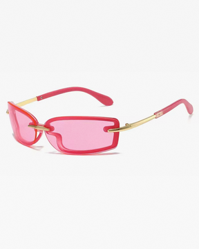 Y2K Rimless Rectangle Sunglasses