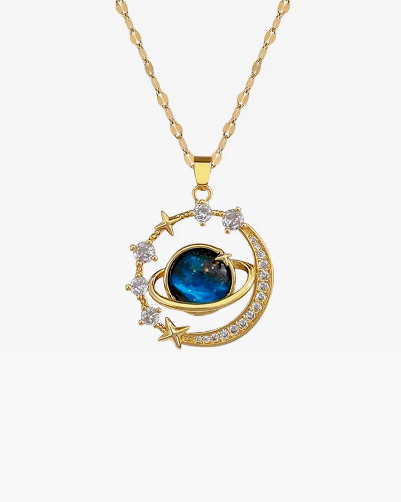 Y2K Planet Necklace