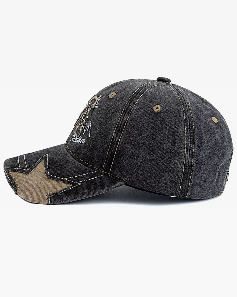 Y2K Star Baseball Cap