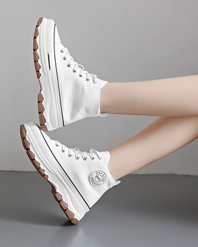 White Canvas Shoes