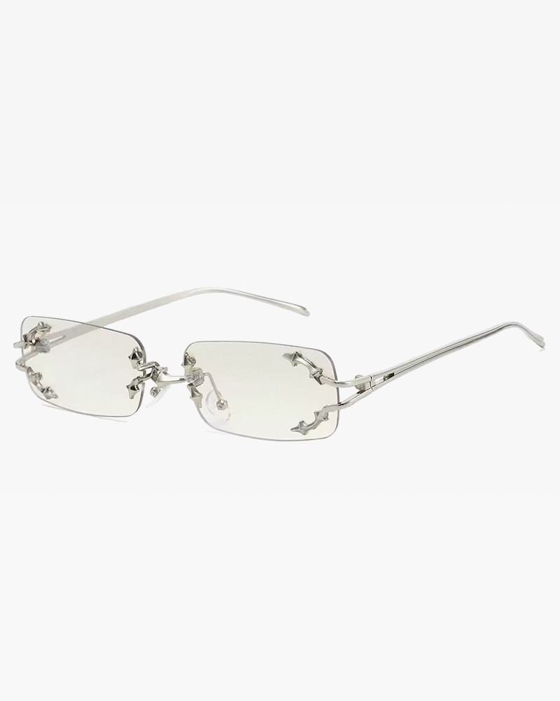 Rimless Sunglasses Y2K