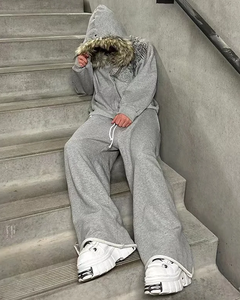 Fur Hood Hoodie