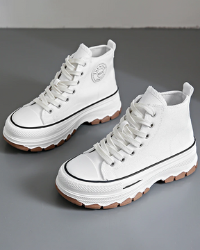 White Canvas Shoes
