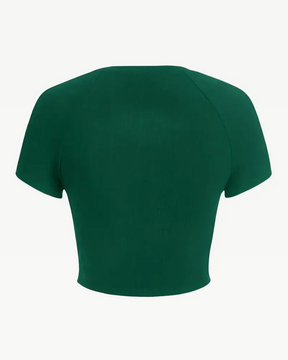 Cyber Y2K Crop Top