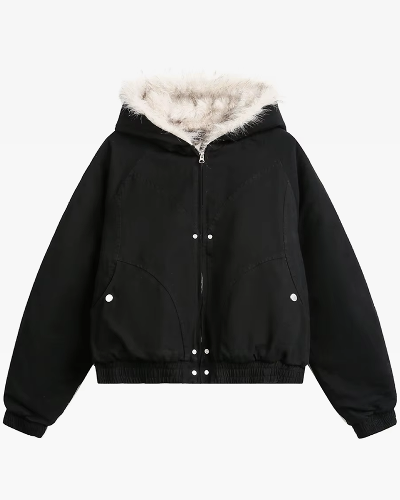 Fur Lined Jacket Y2K