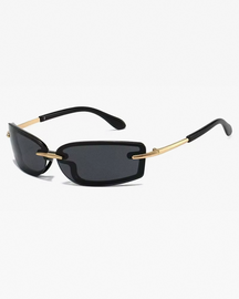 Y2K Rimless Rectangle Sunglasses