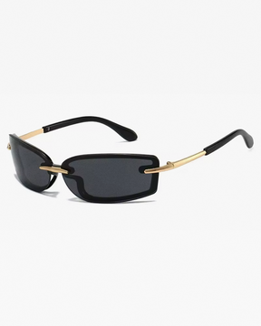Y2K Rimless Rectangle Sunglasses