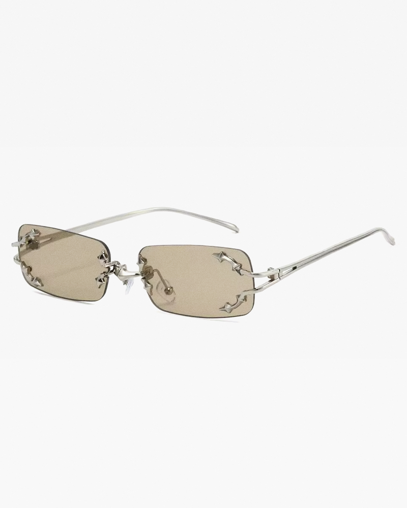 Rimless Sunglasses Y2K