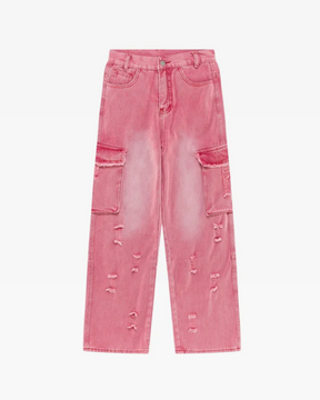 Pink Cargo Jeans