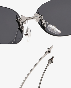 Rimless Y2K Sunglasses