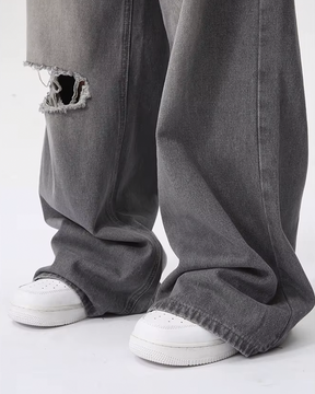Gray Jeans Baggy