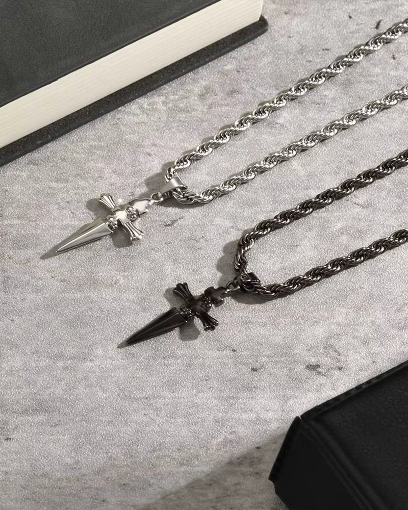 Cross Dagger Necklace