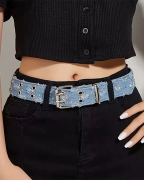 Y2K Denim Belt