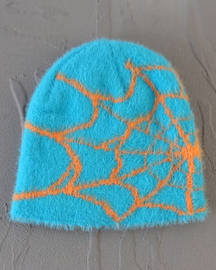 Spider Web Beanie Y2K