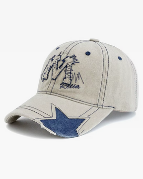 Y2K Star Baseball Cap