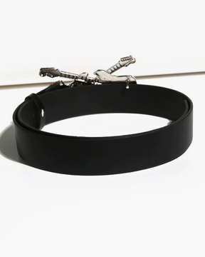 Belt With Guitar Buckle