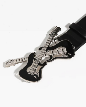 Belt With Guitar Buckle