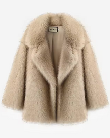 Womens Faux Fur Coat